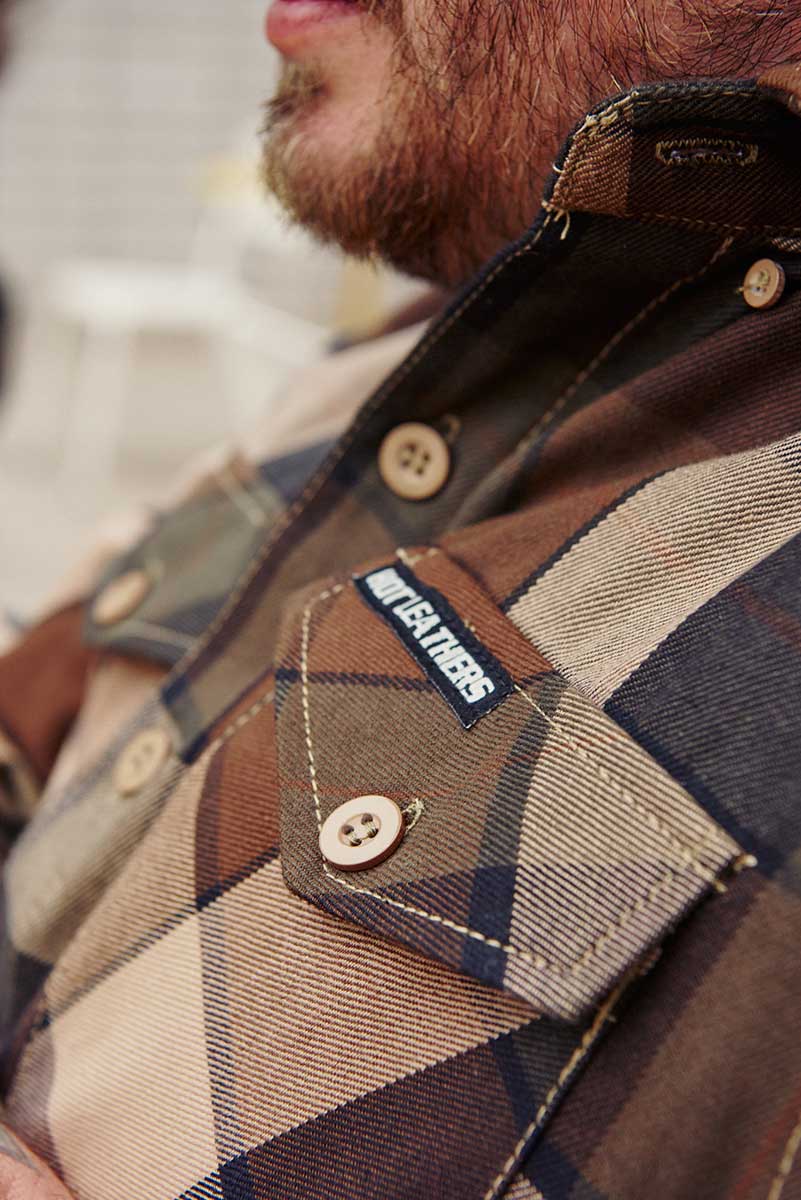 Hot Leathers FLM2013 Men's Sidewinder Flannel Long Sleeve Shirt - Image 8