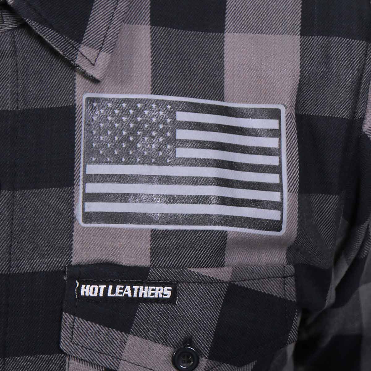 Hot Leathers FLM2102 Men's Tribal Eagle Flannel Long Sleeve Shirt - Image 4
