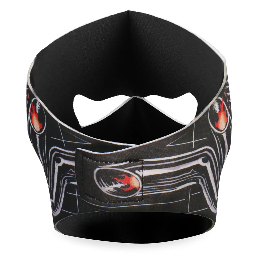Hot Leathers FMA1022 Robo Skull Neoprene Face Mask - Image 4