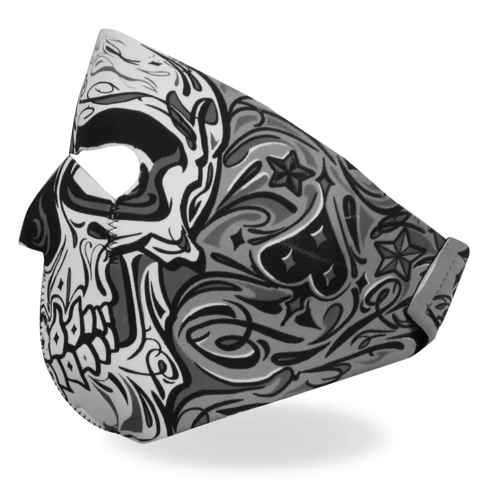 Hot Leathers FMA1027 Sugar Skull Face Mask - Image 4