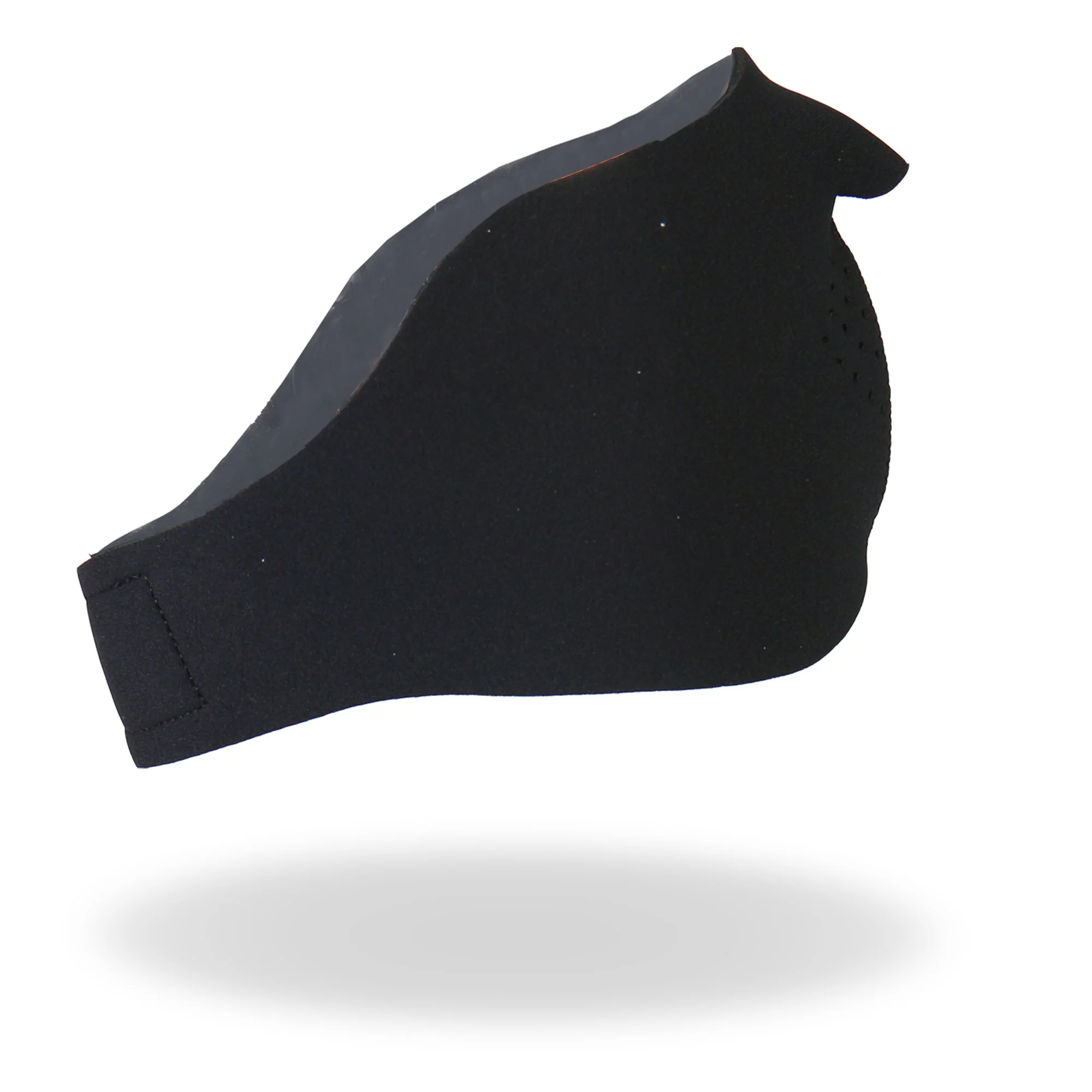 Hot Leathers FMB1001 Black Neoprene 1/2 Face Mask - Image 3