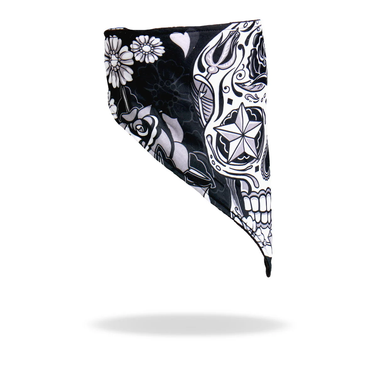 Hot Leathers FWC1002 Sugar Skull Face Wrap Neck Warmer - Image 3