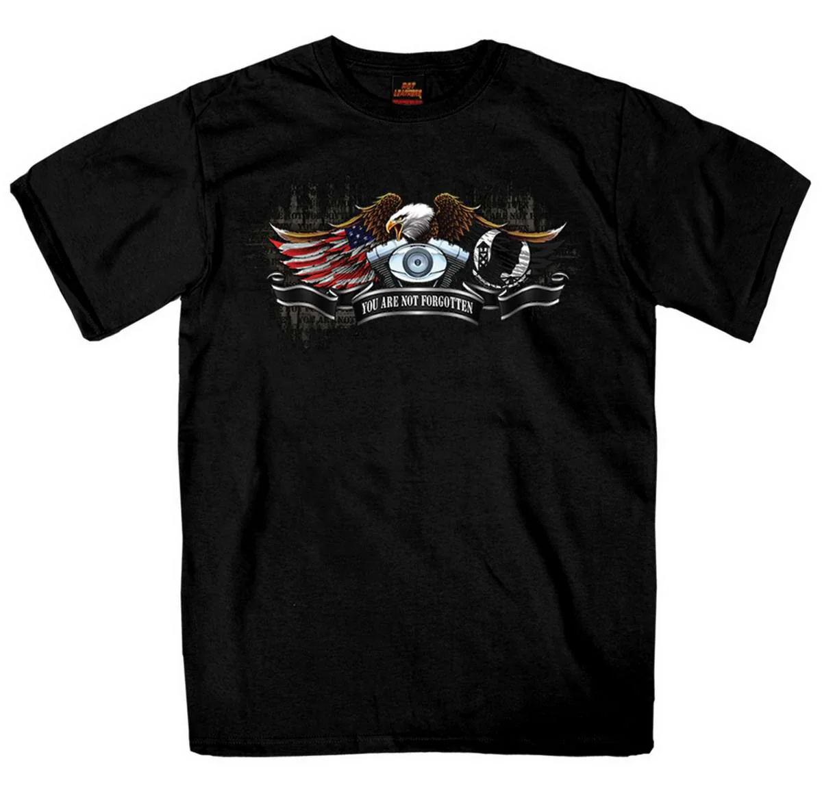 Hot Leathers GMD1031 Men's 'All Gave Some' POW Eagle T-Shirt - Image 2