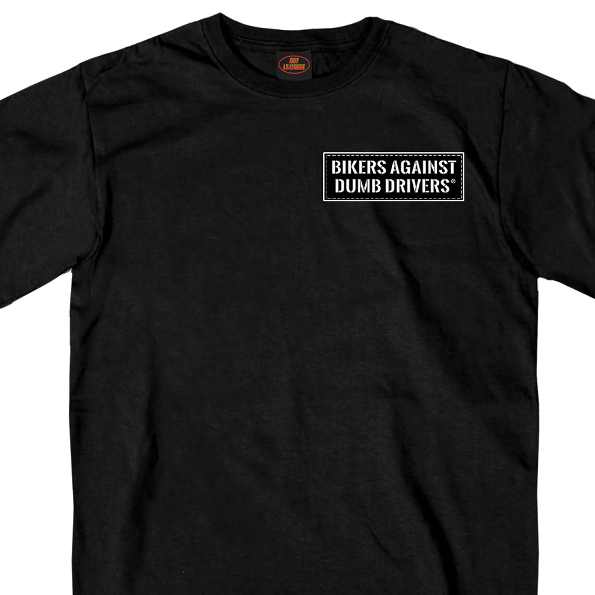 Hot Leathers GMD1357 Mens 'Watch Out' Double Sided Black T-Shirt - Image 4