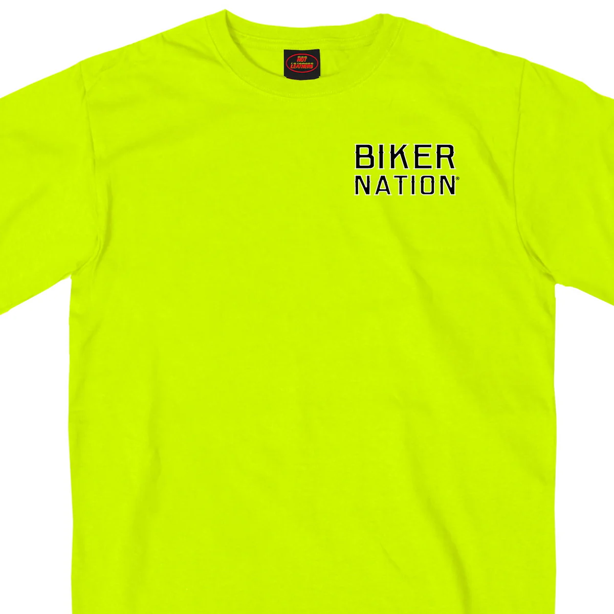 Hot Leathers GMD1435 Men's 'Put the Phone Down A**H***' Safety Green T-Shirt - Image 2