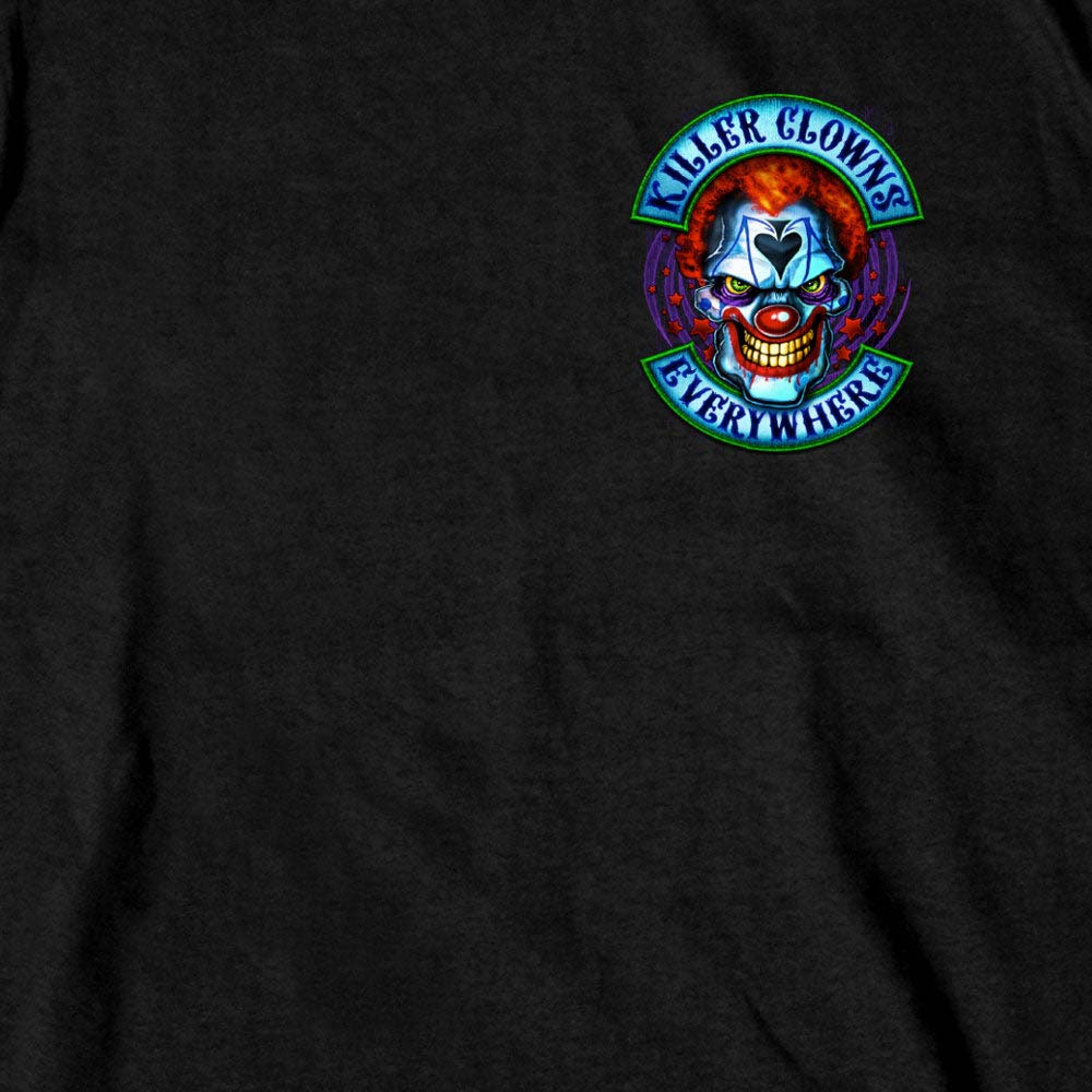 Hot Leathers GMD1518 Men's Black Killer Clowns Double Sided T-Shirt - Image 4