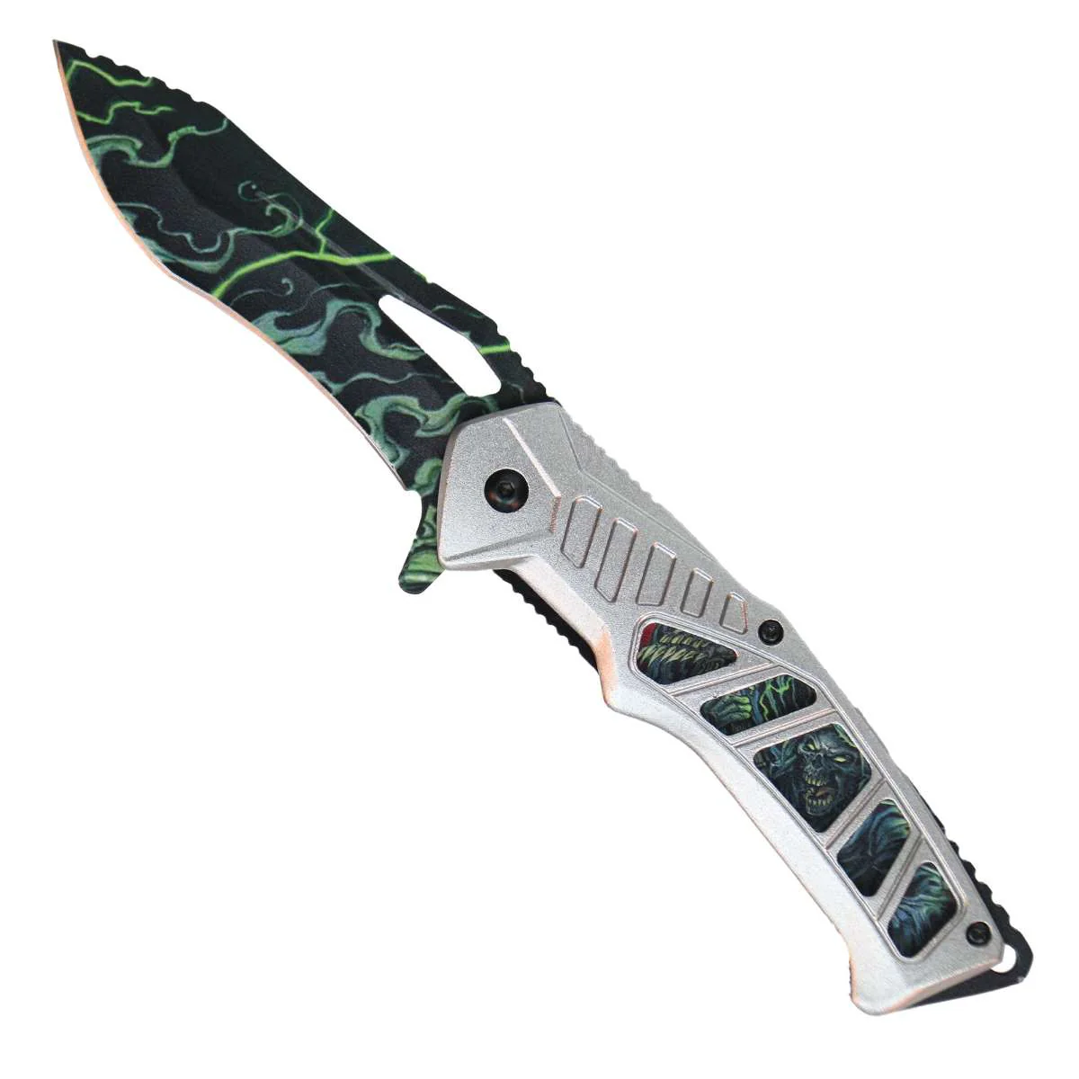 Hot Leathers Green Zombie Gas Knife KNA1144 - Image 2