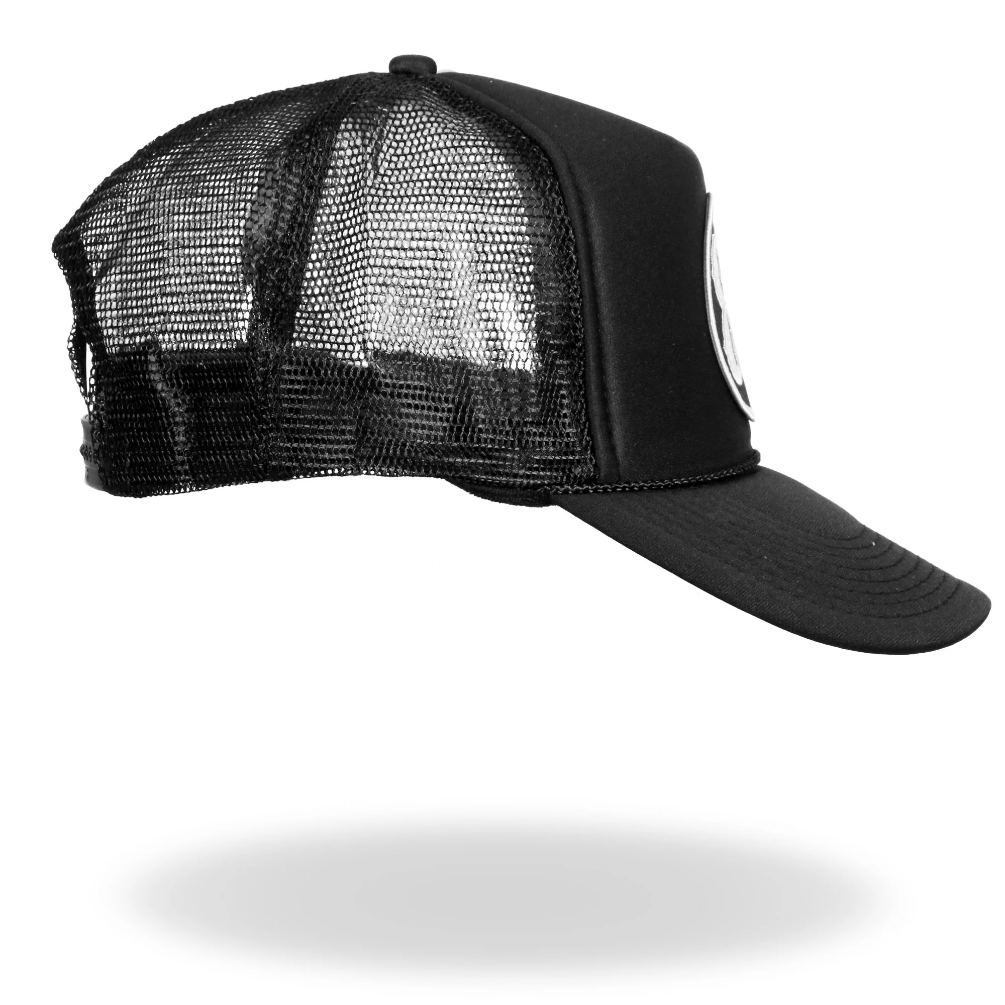 Hot Leathers GSH1003 13 Black Trucker Hat - Image 3