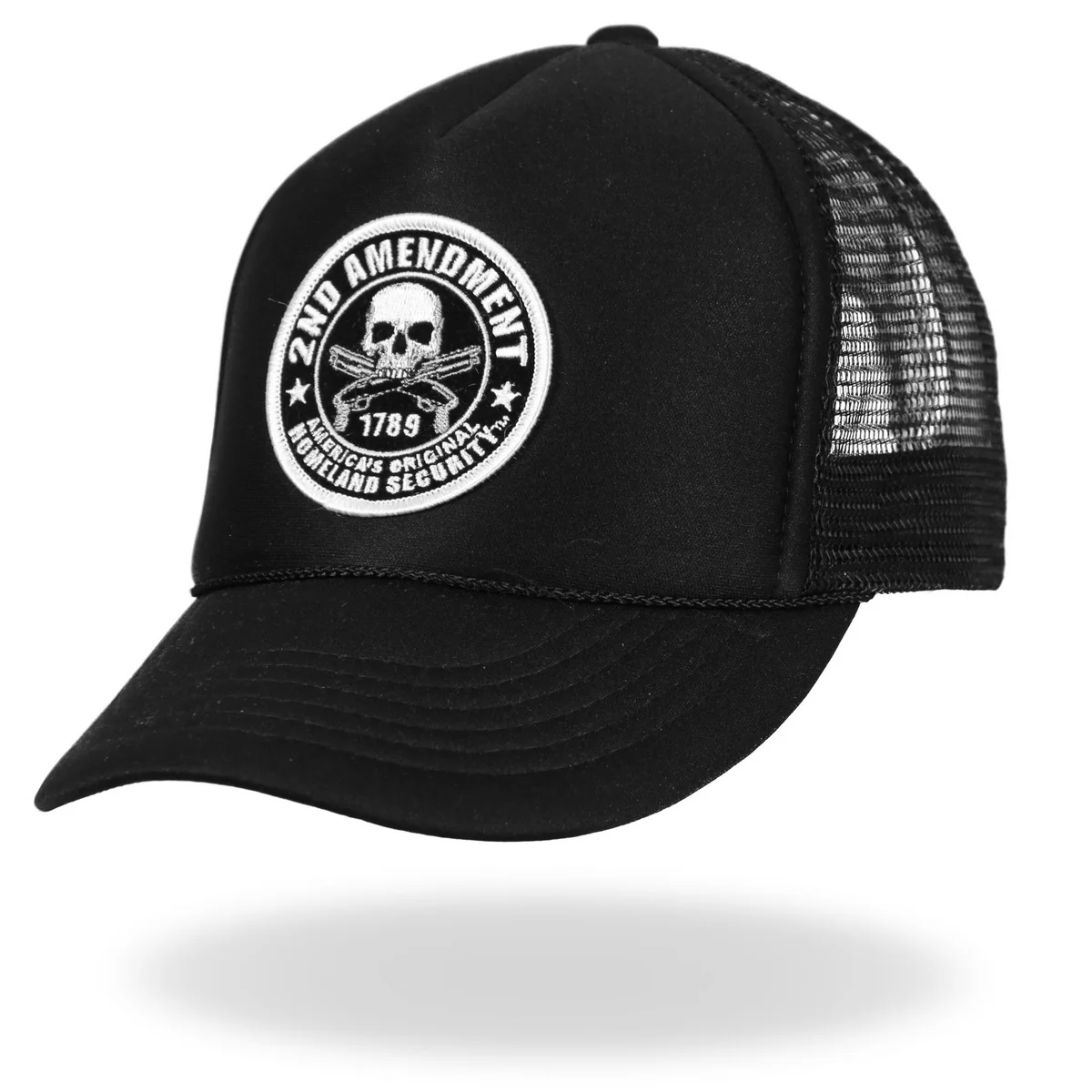 Hot Leathers GSH1005 2nd Amendment America's Original Homeland Security Trucker Hat - Image 4