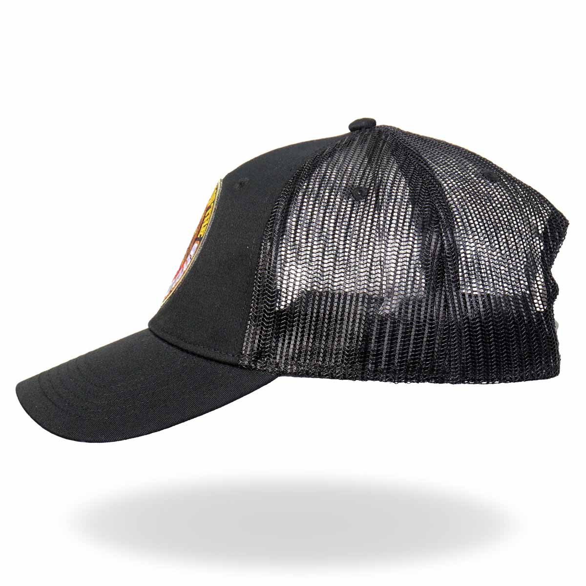 Hot Leathers GSH2008 Piss and Moan Club Black Snapback Hat - Image 3
