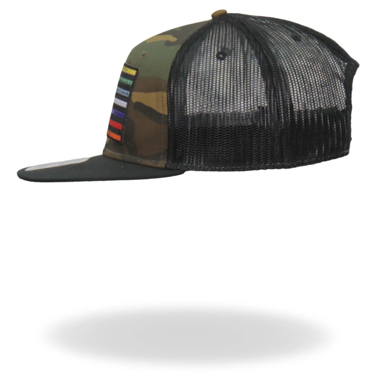 Hot Leathers GSH2012 All Thin Line Colors Snapback Hat - Image 3