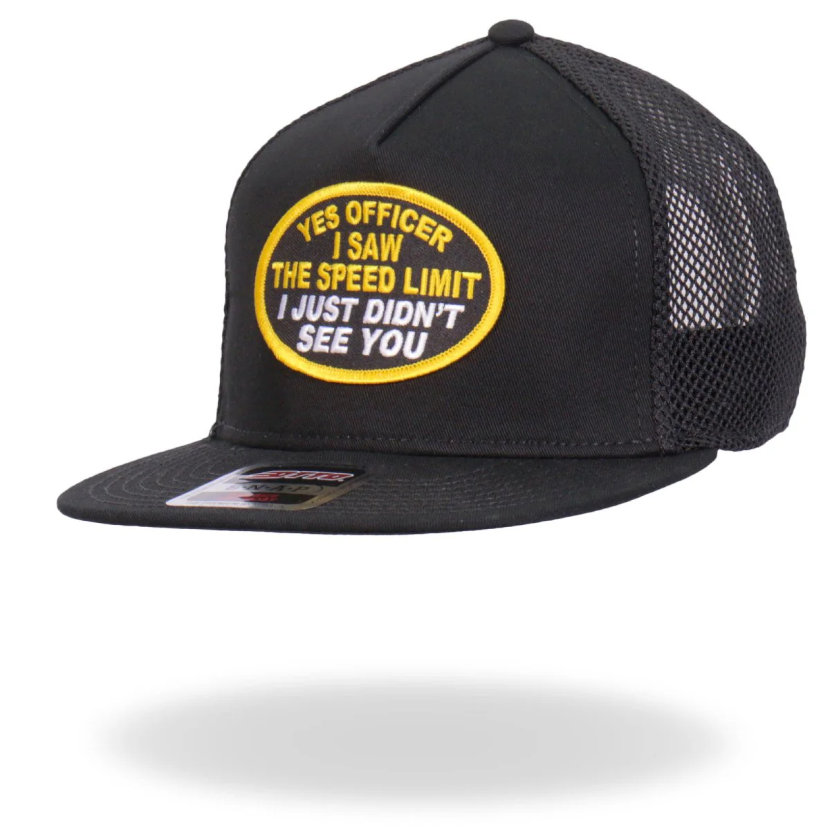 Hot Leathers GSH2019 Yes Officer Snapback Hat - Image 2