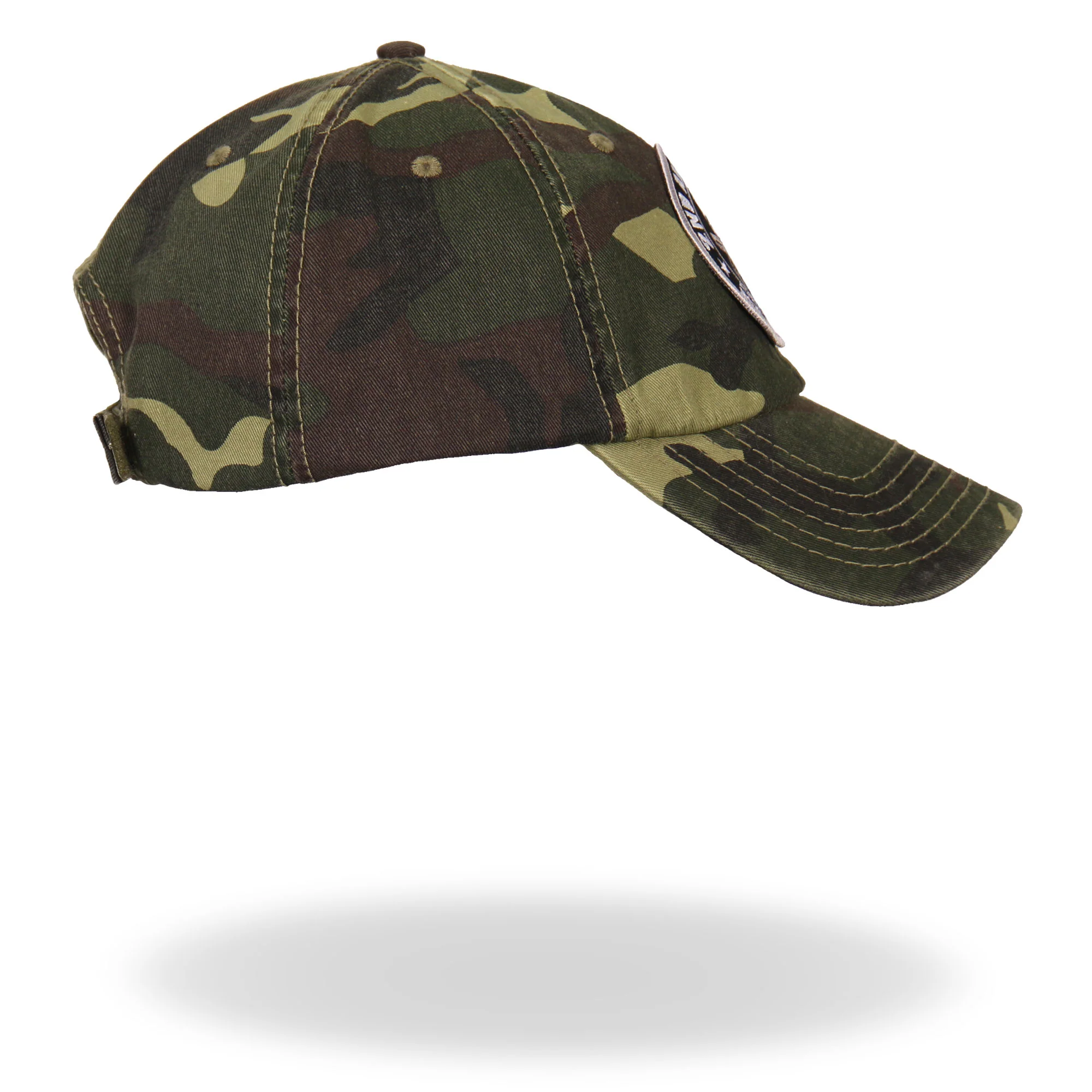 Hot Leathers GSH3001 2nd Amendment Washed Camo Ball Cap - Image 5