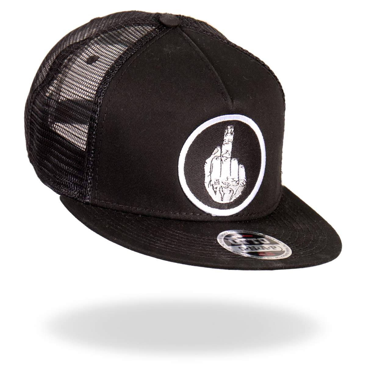 Hot Leathers GSH4001 DILLIGAF Middle Finger Snap Back Hat - Image 6