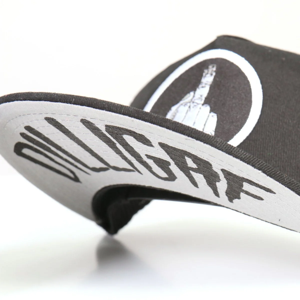 Hot Leathers GSH4001 DILLIGAF Middle Finger Snap Back Hat - Image 8