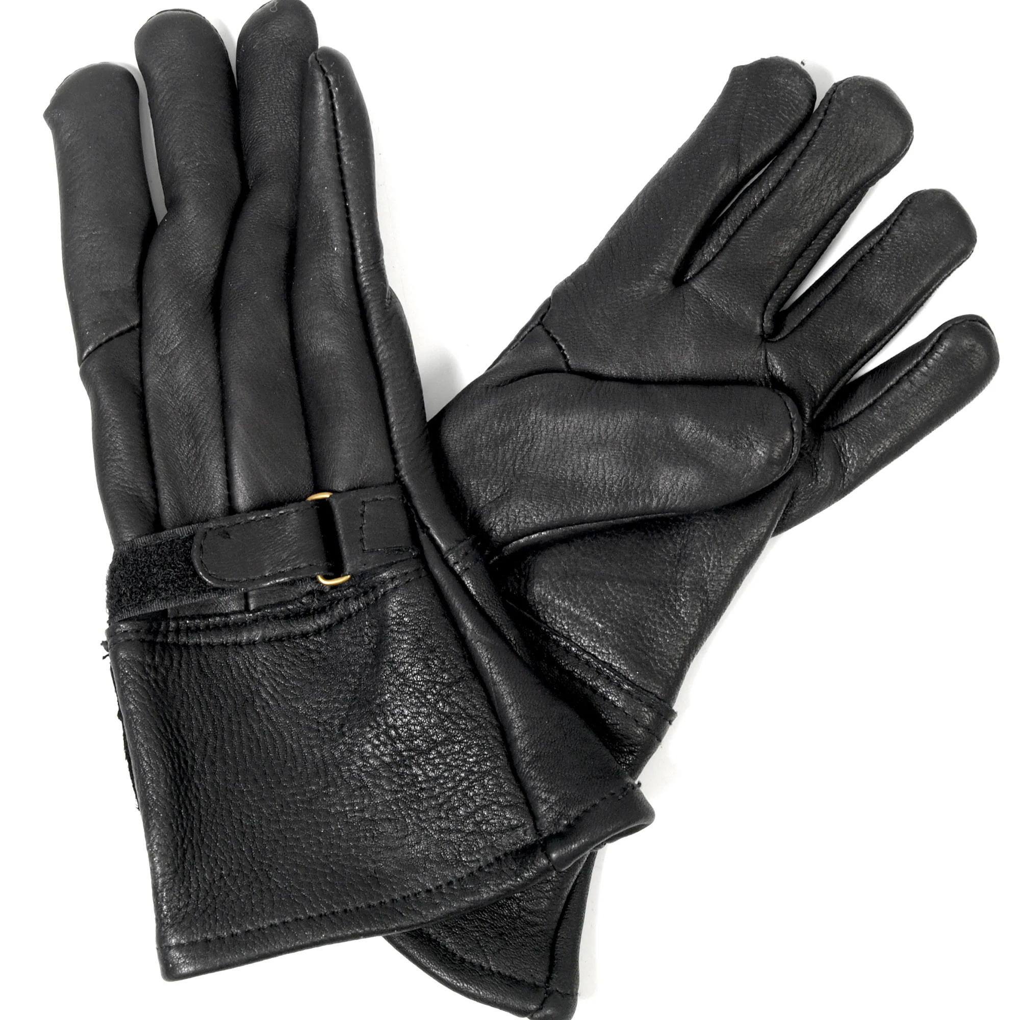 Hot Leathers GVD1003 Classic Deerskin Thinsulate Lining Gauntlet Glove - Image 3