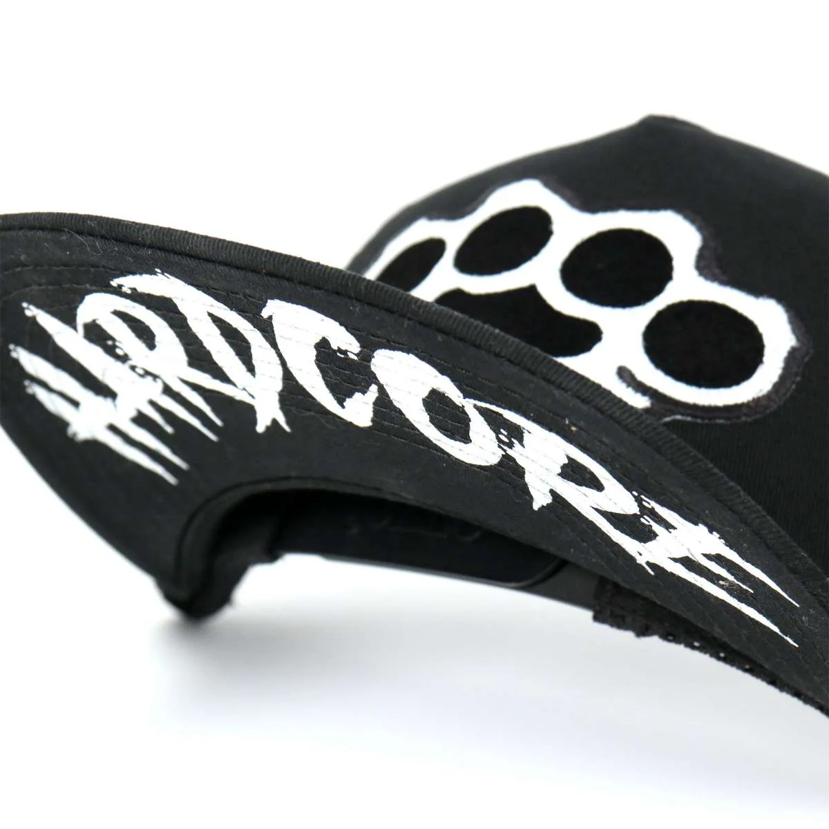 Hot Leathers Hardcore Knuckles Black Snap Back Hat GSH4008 - Image 7