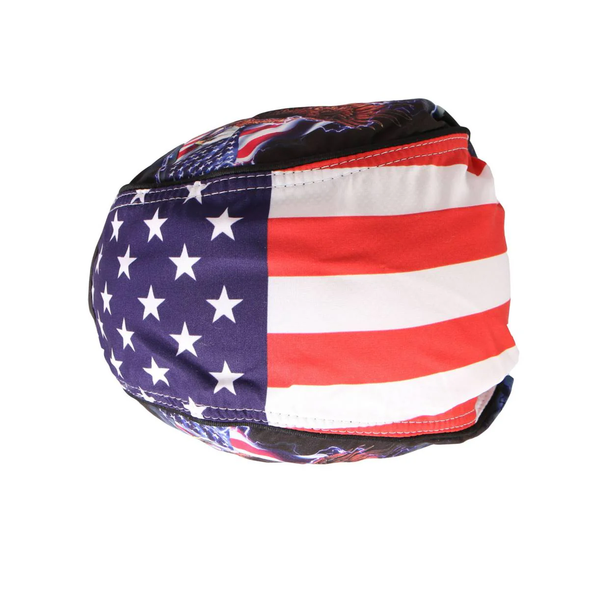 Hot Leathers HWH1017 Flag and Eagle Headwrap - Image 5