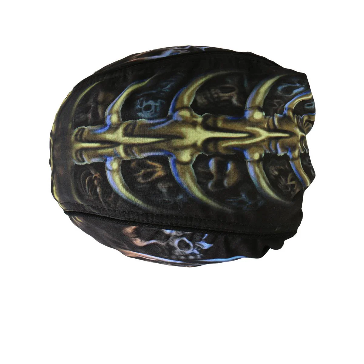 Hot Leathers HWH1019 Skull Cavern Headwrap - Image 5