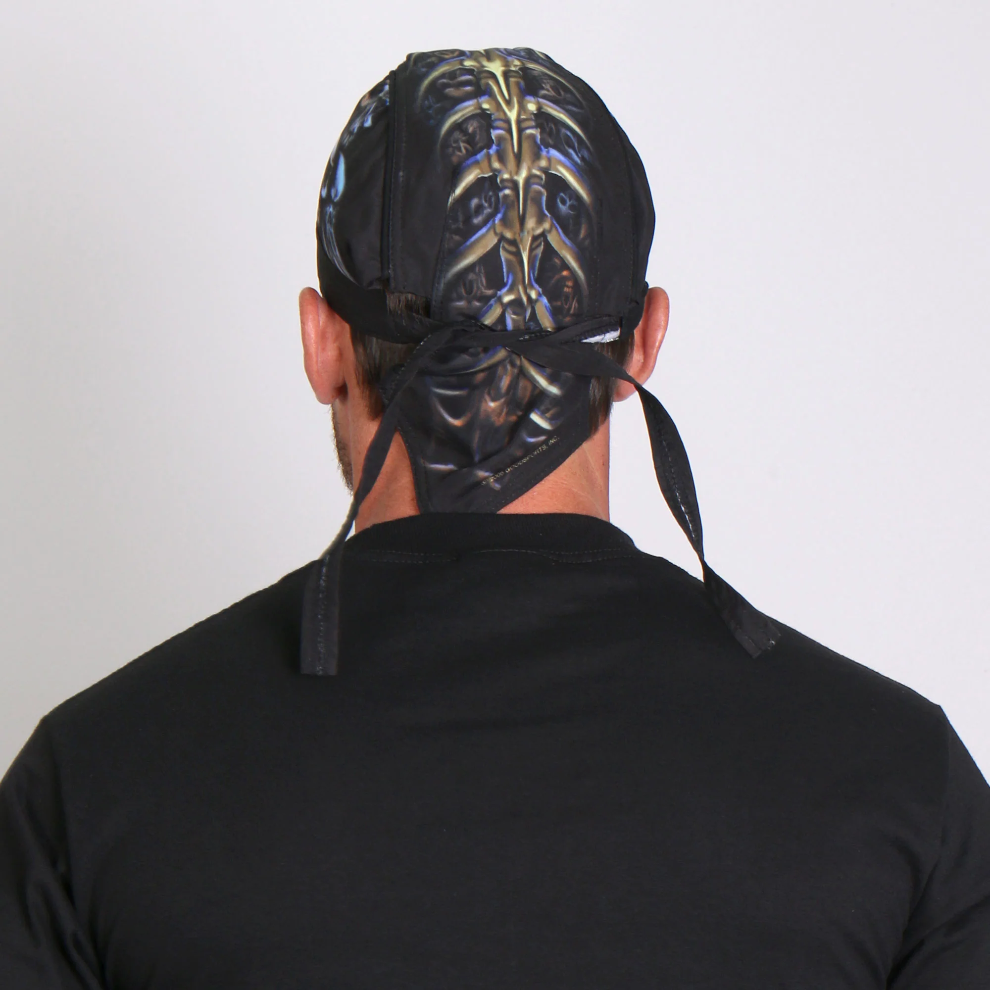 Hot Leathers HWH1019 Skull Cavern Headwrap - Image 6