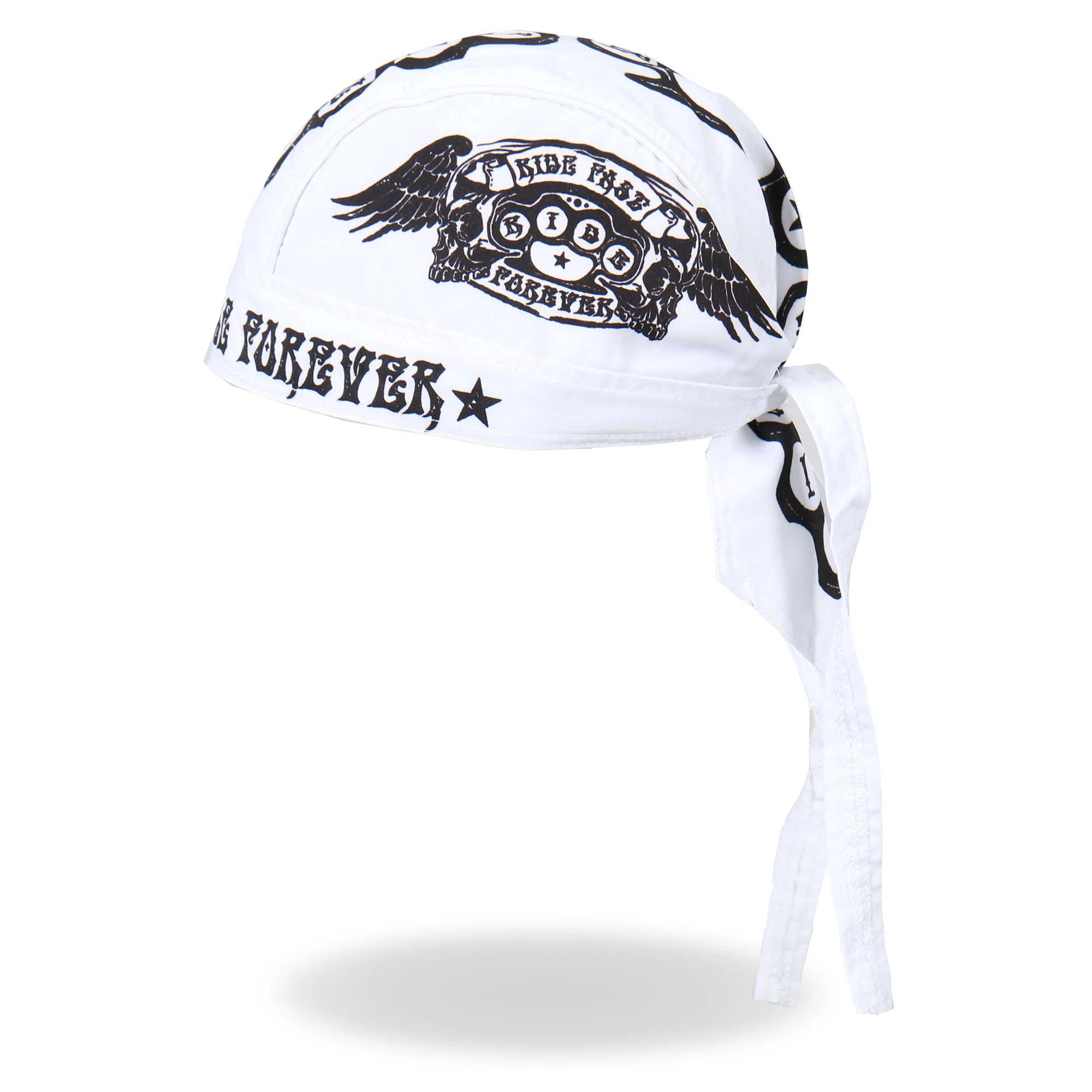 Hot Leathers HWH1045 Ride Fast Ride Forever Headwrap - Image 2