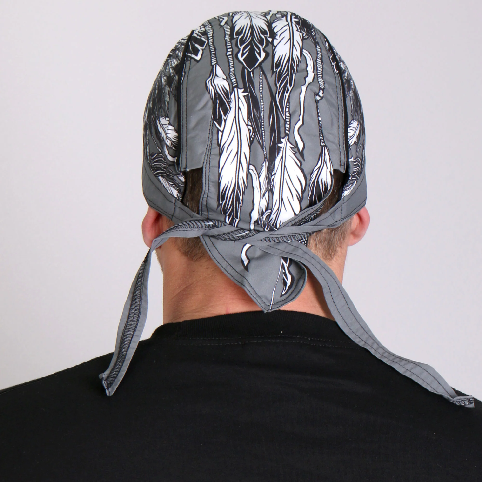 Hot Leathers HWH1077  Indian Chief Headwrap - Image 7