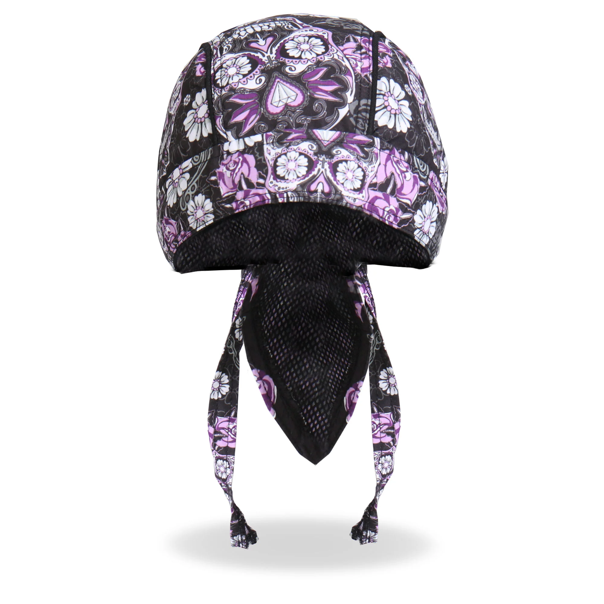Hot Leathers HWH1078  Sugar Skull Headwrap - Image 5