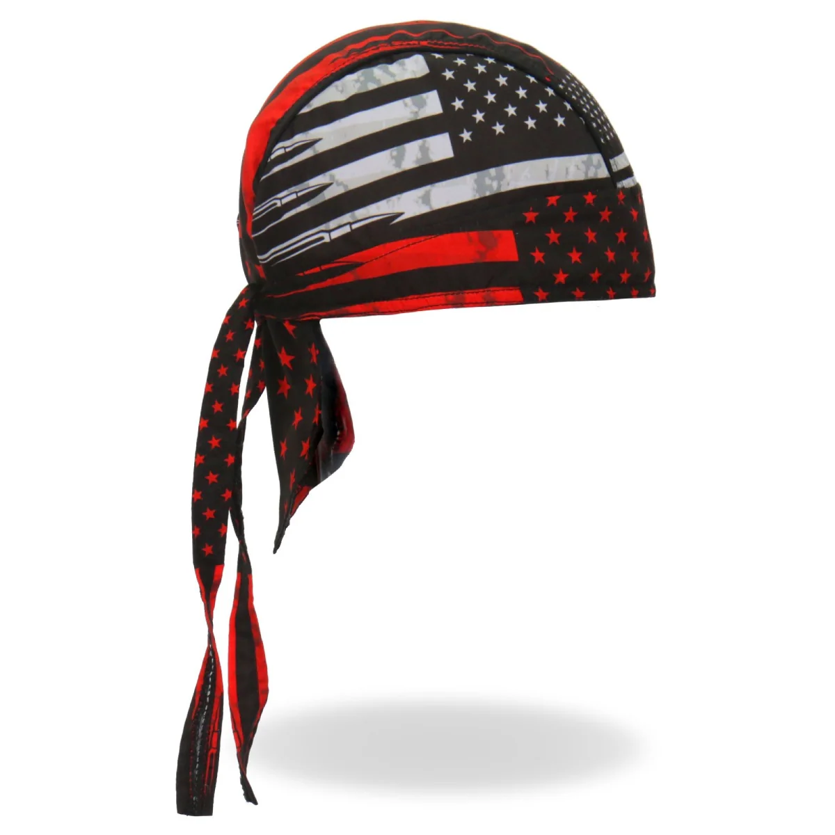Hot Leathers HWH1099 Flag Bullets Headwrap - Image 4