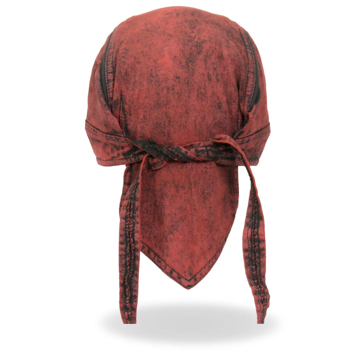 Hot Leathers HWH1106 Rust Dye Denim Headwrap - Image 5