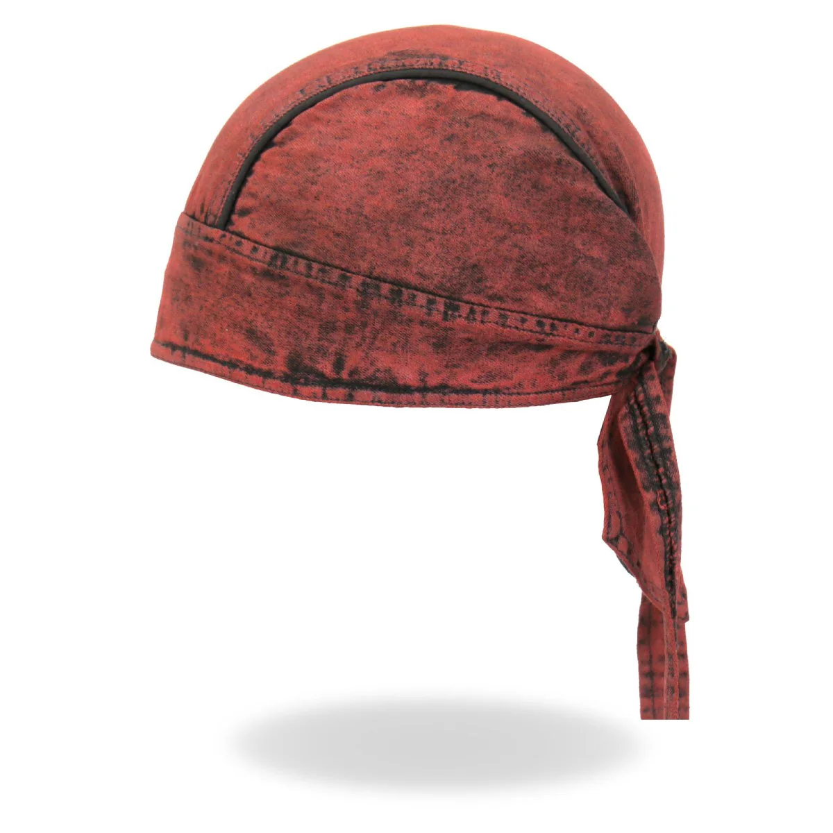 Hot Leathers HWH1106 Rust Dye Denim Headwrap - Image 6