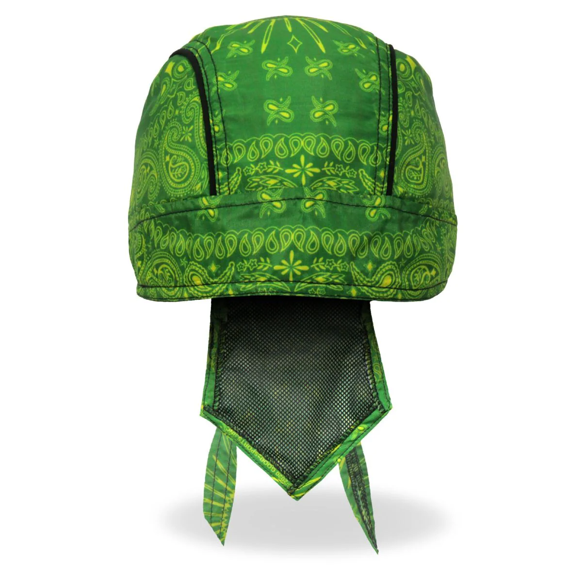 Hot Leathers HWH1116 Green Paisley Headwrap - Image 2