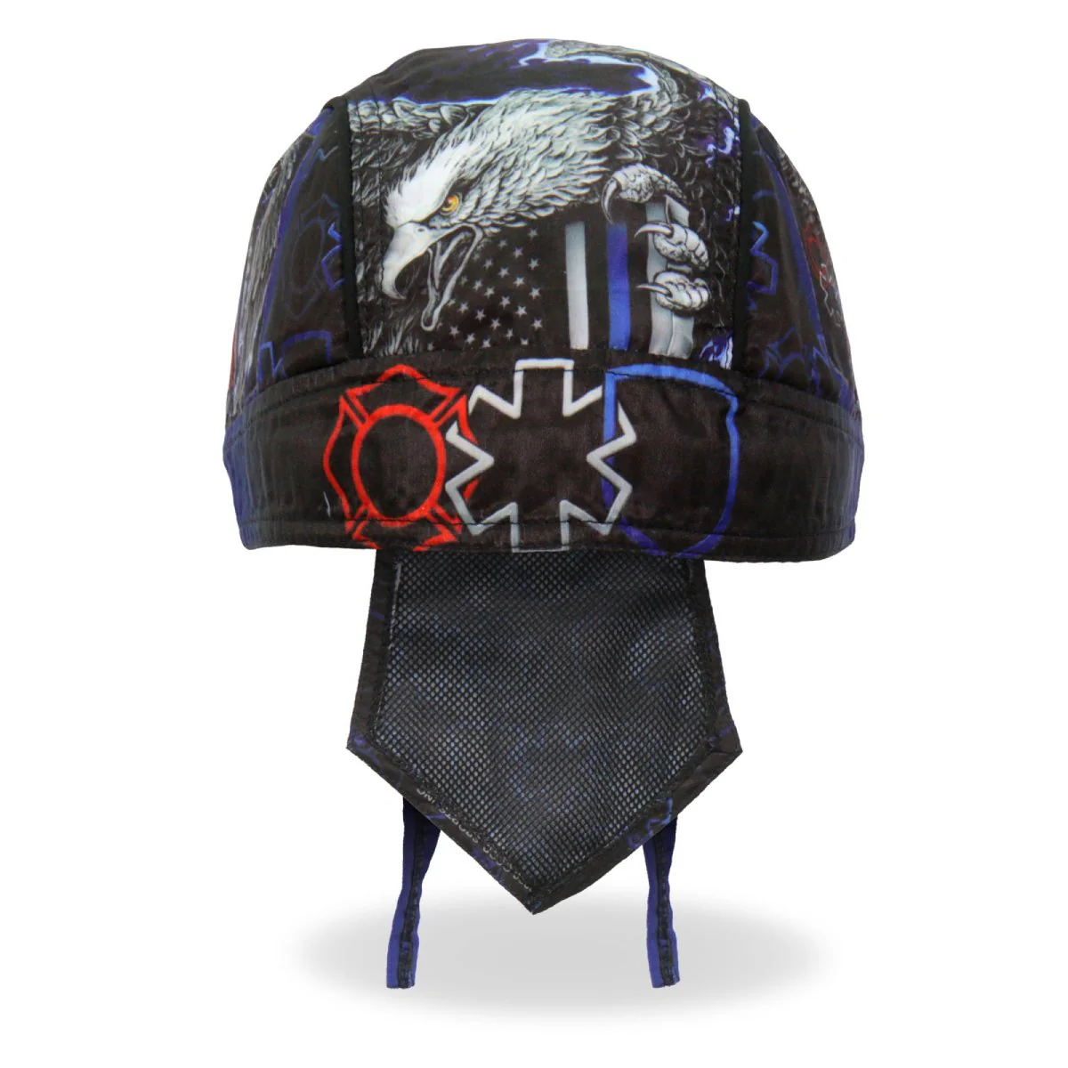Hot Leathers HWH1117 Thin Line Eagle Headwrap - Image 2