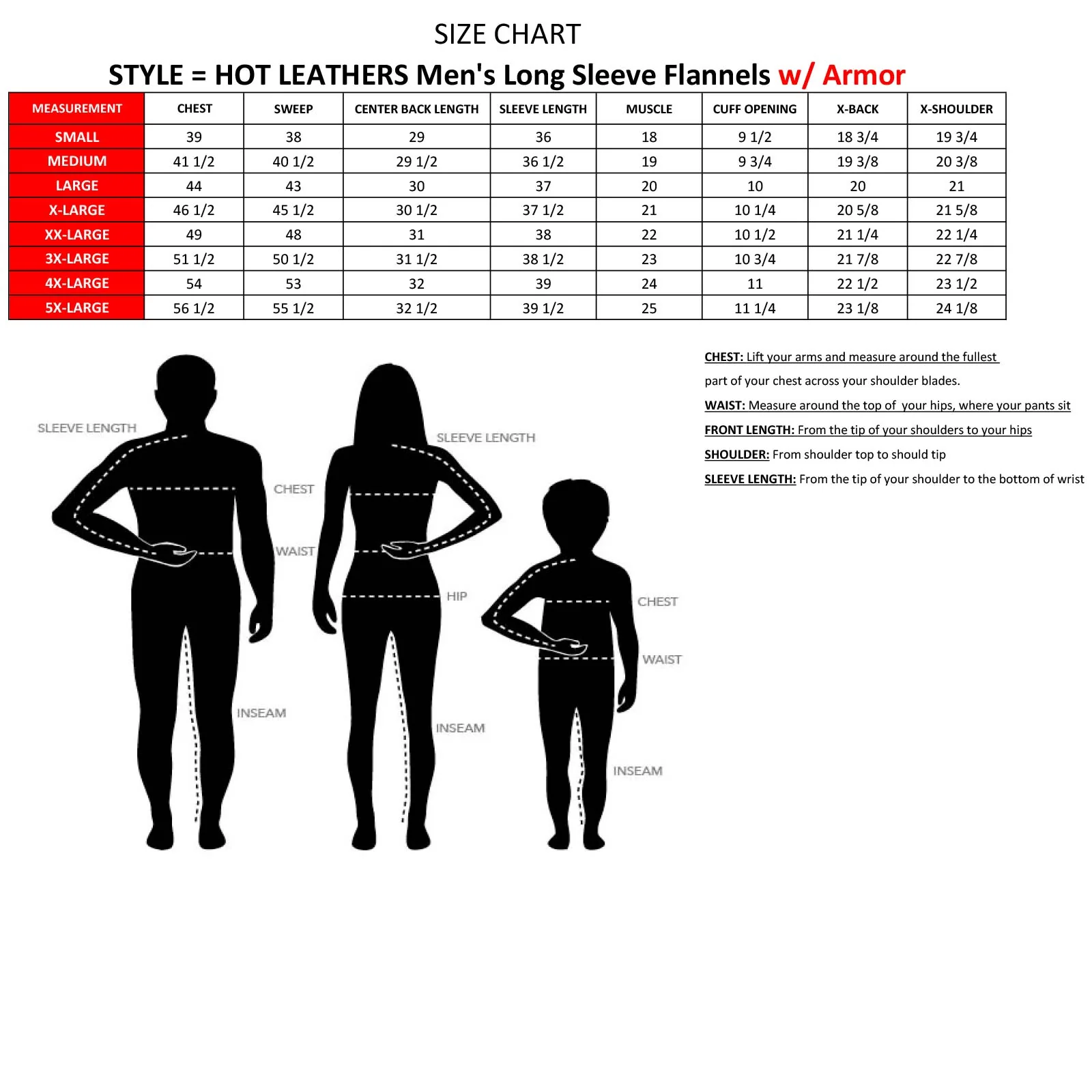 Hot Leathers JKM3001 Men's Red and White Flannel Motorcycle Shirt-Jacket w/ CE Armor Protection - Image 3