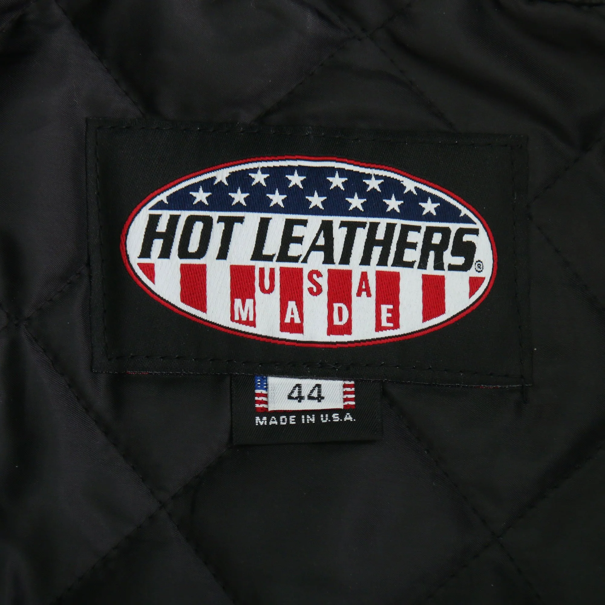 Hot Leathers JKM5006 USA Made Men's Black Leather Motorcycle Jacket - Image 9