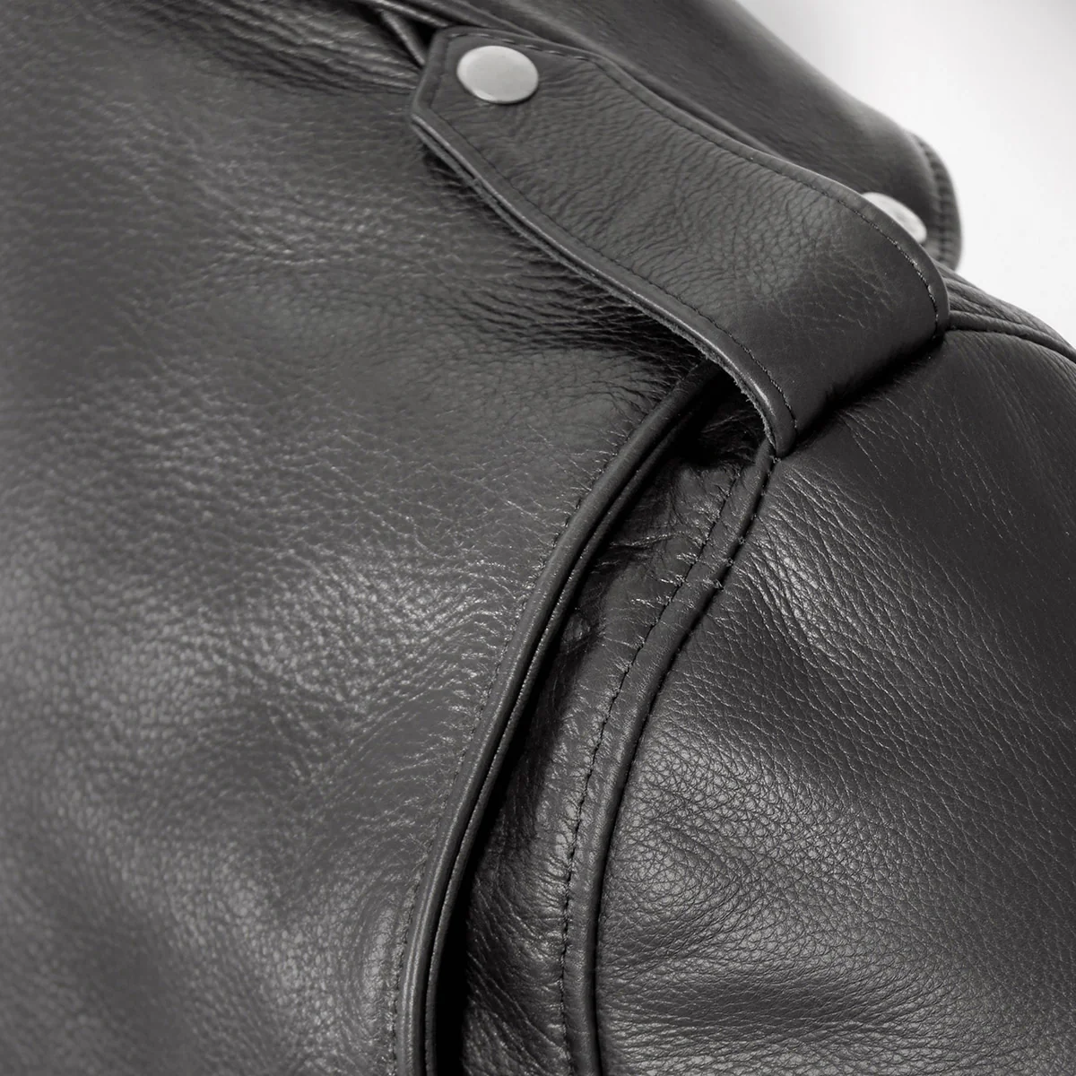 Hot Leathers JKM5009 USA Made Men's Black Premium Leather Vented Motorcycle Jacket - Image 6