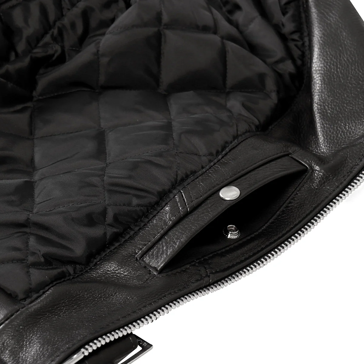 Hot Leathers JKM5009 USA Made Men's Black Premium Leather Vented Motorcycle Jacket - Image 7