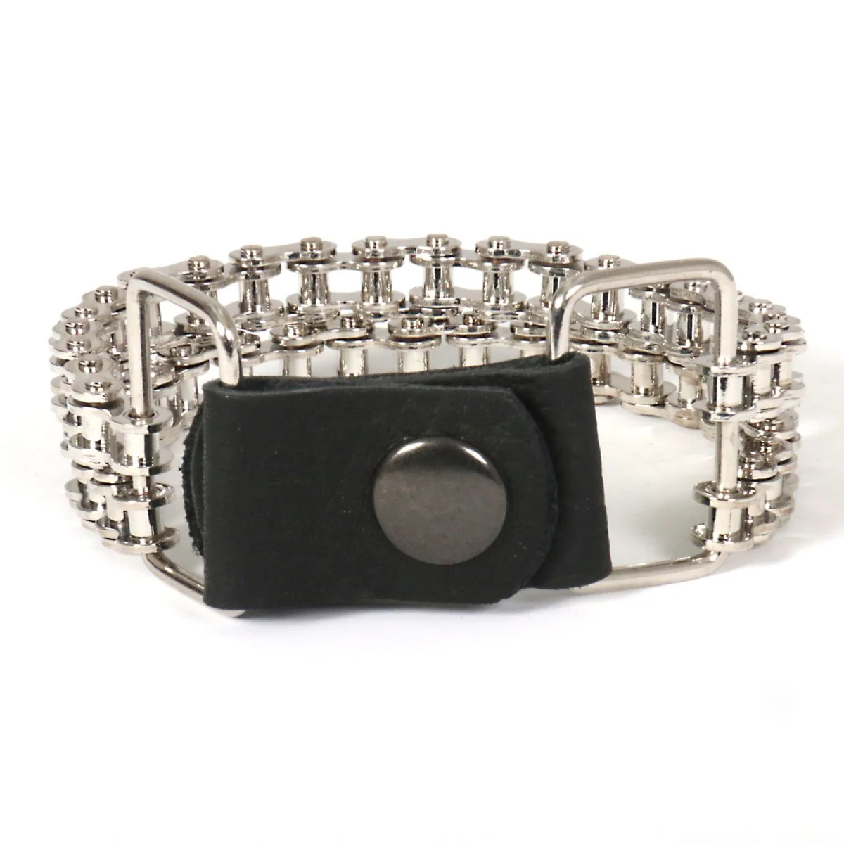 Hot Leathers JWB5102 Double Bike Chain Bracelet - Image 2