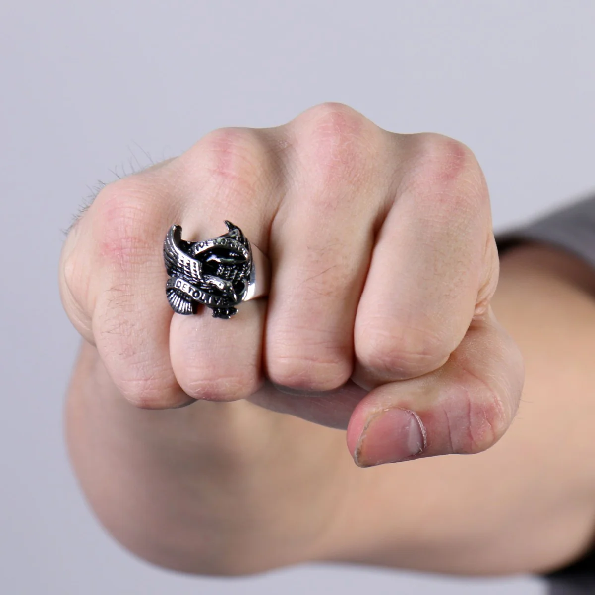 Hot Leathers JWR2110 Men's Live To Ride Ring - Image 4