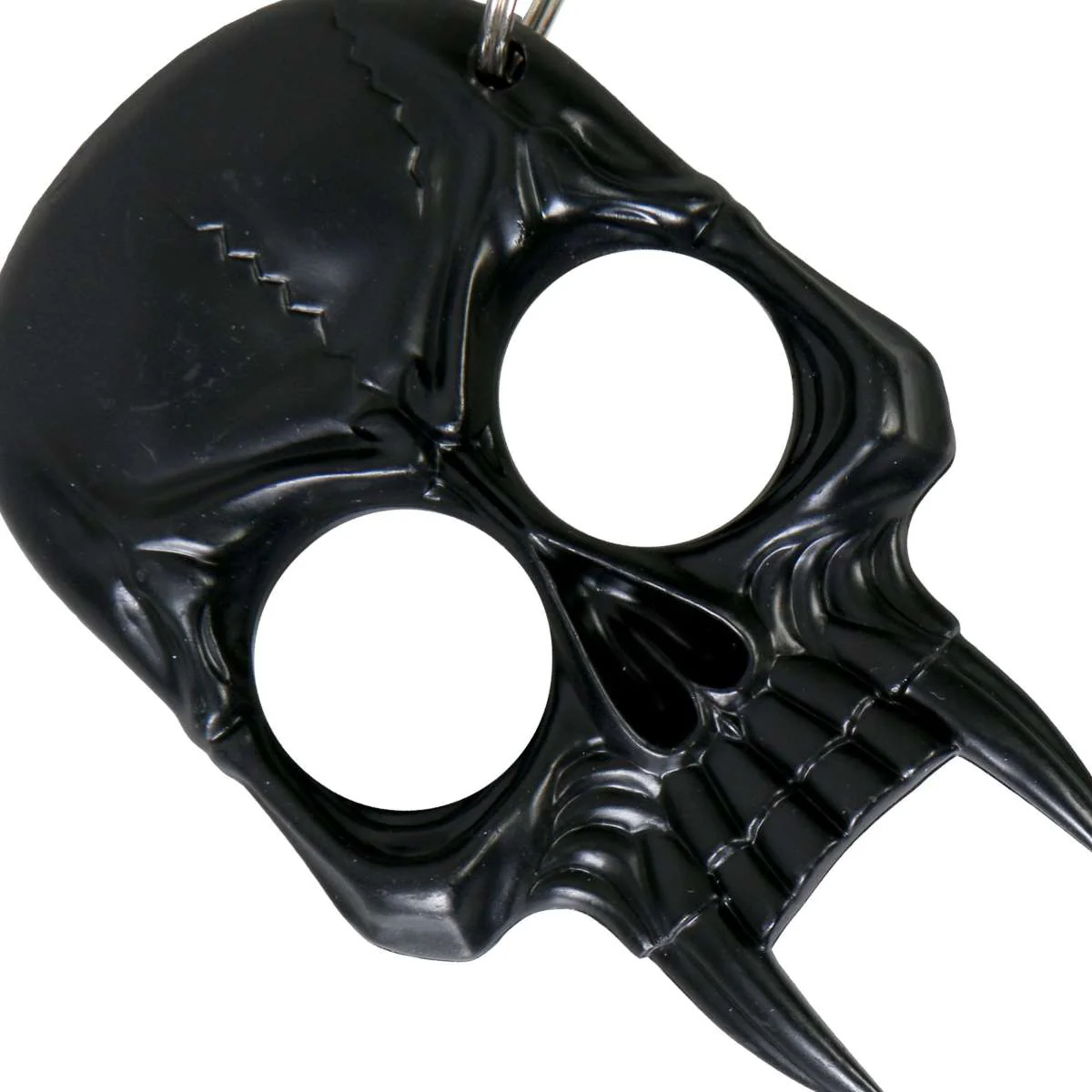 Hot Leathers KCC2002 Black Skull Key Chain - Image 2