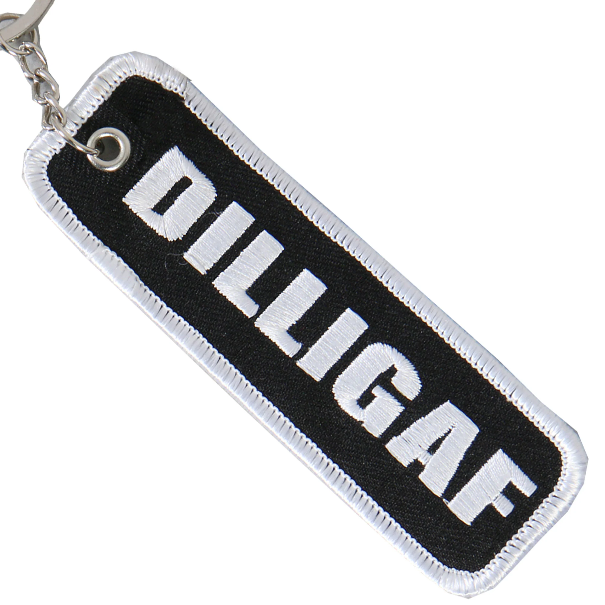 Hot Leathers KCH1030 DILLIGAF Embroidered Key Chain - Image 2