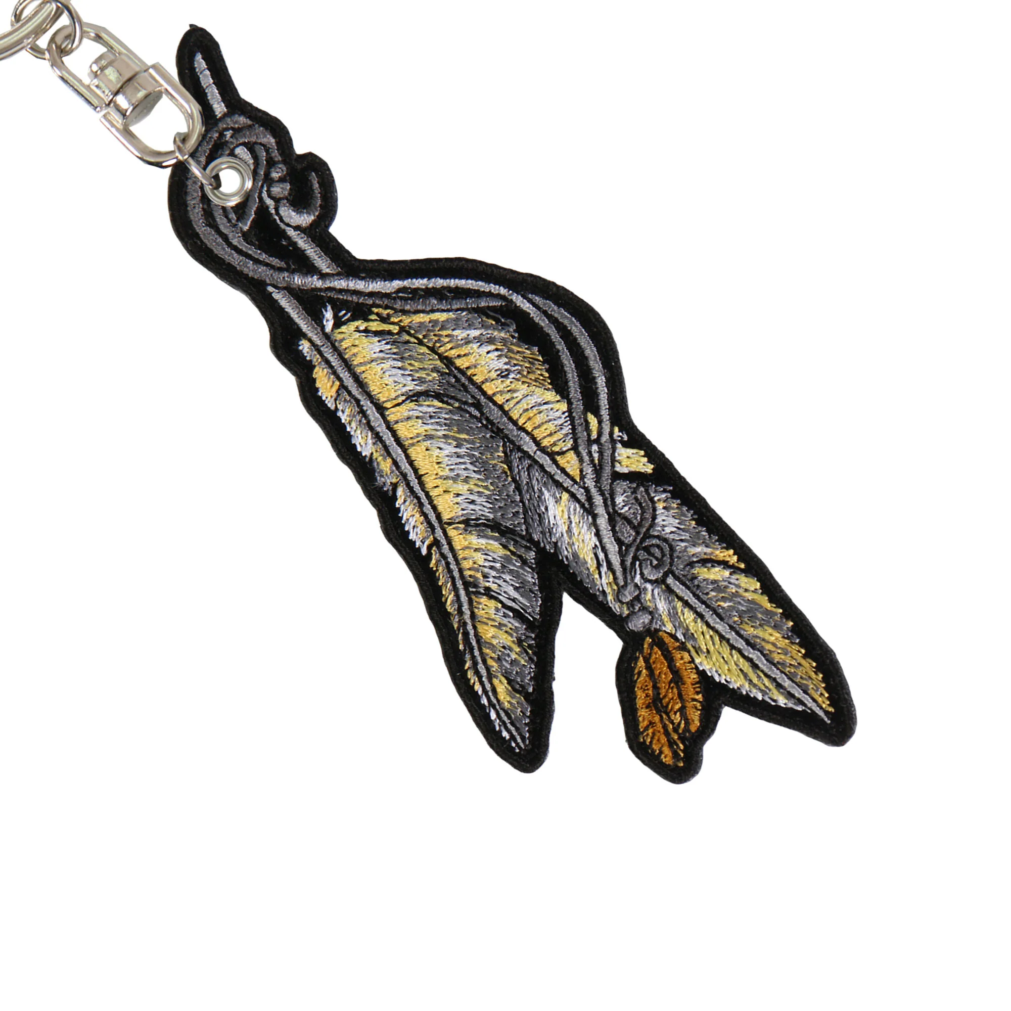 Hot Leathers KCH1051 Feather Embroidered Keychain - Image 2