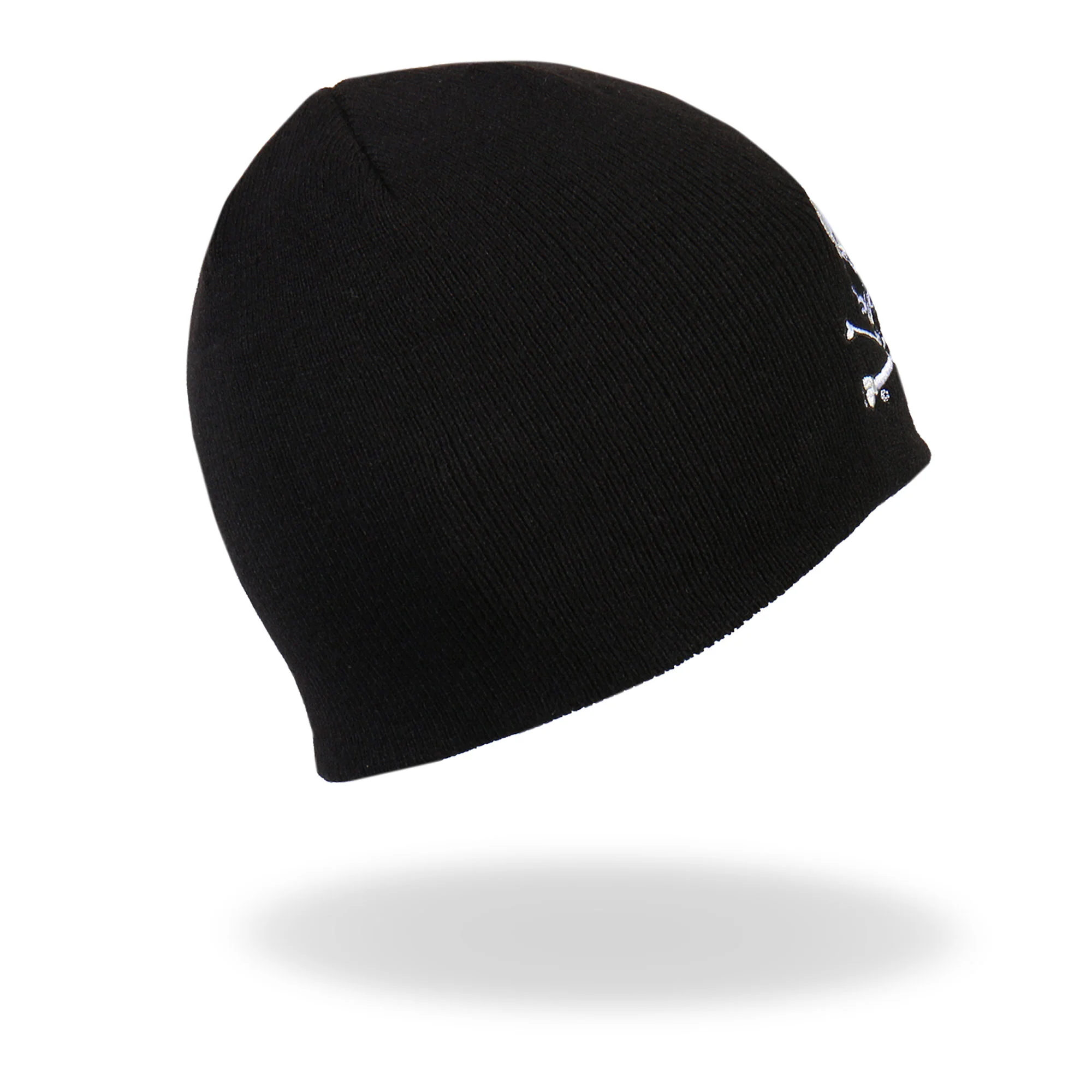 Hot Leathers KHB1010 Skull and Crossbones Knit Cap - Image 2