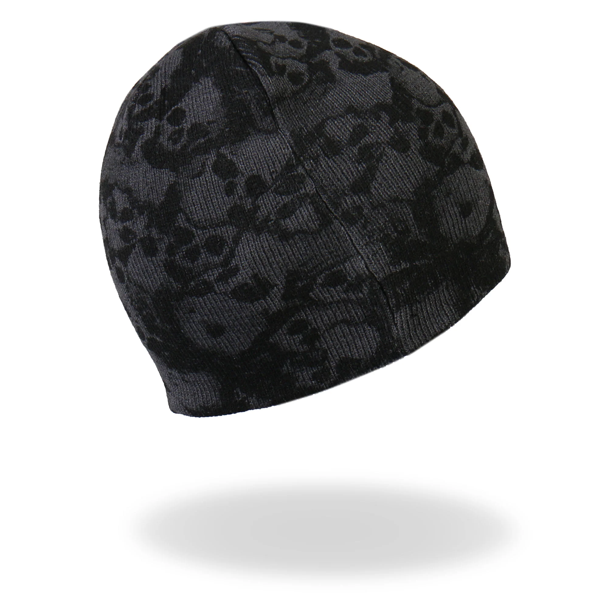 Hot Leathers KHB1036 Ancient Skulls Knit Cap - Image 3