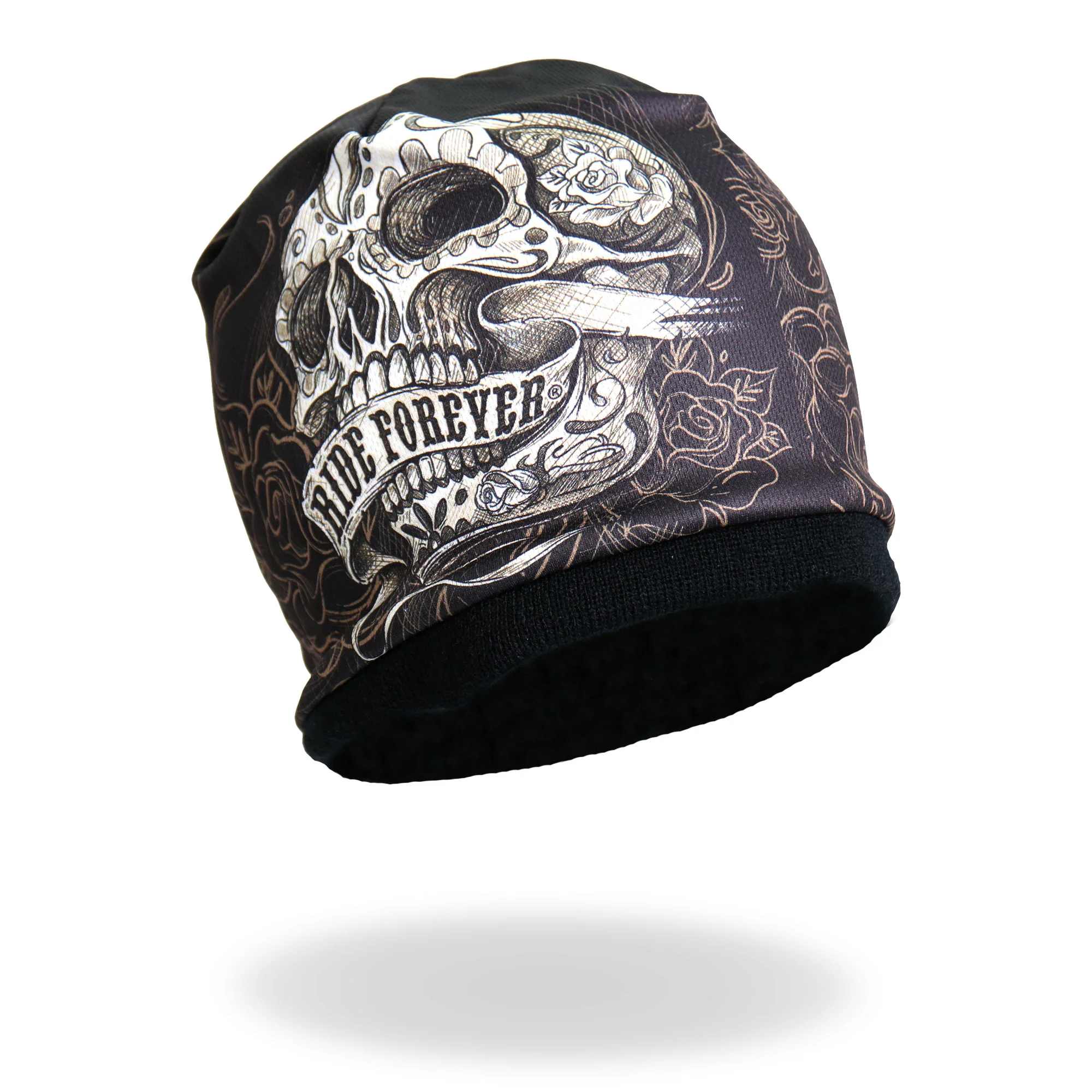 Hot Leathers KHC1005 Banner Skull Beanie - Image 3