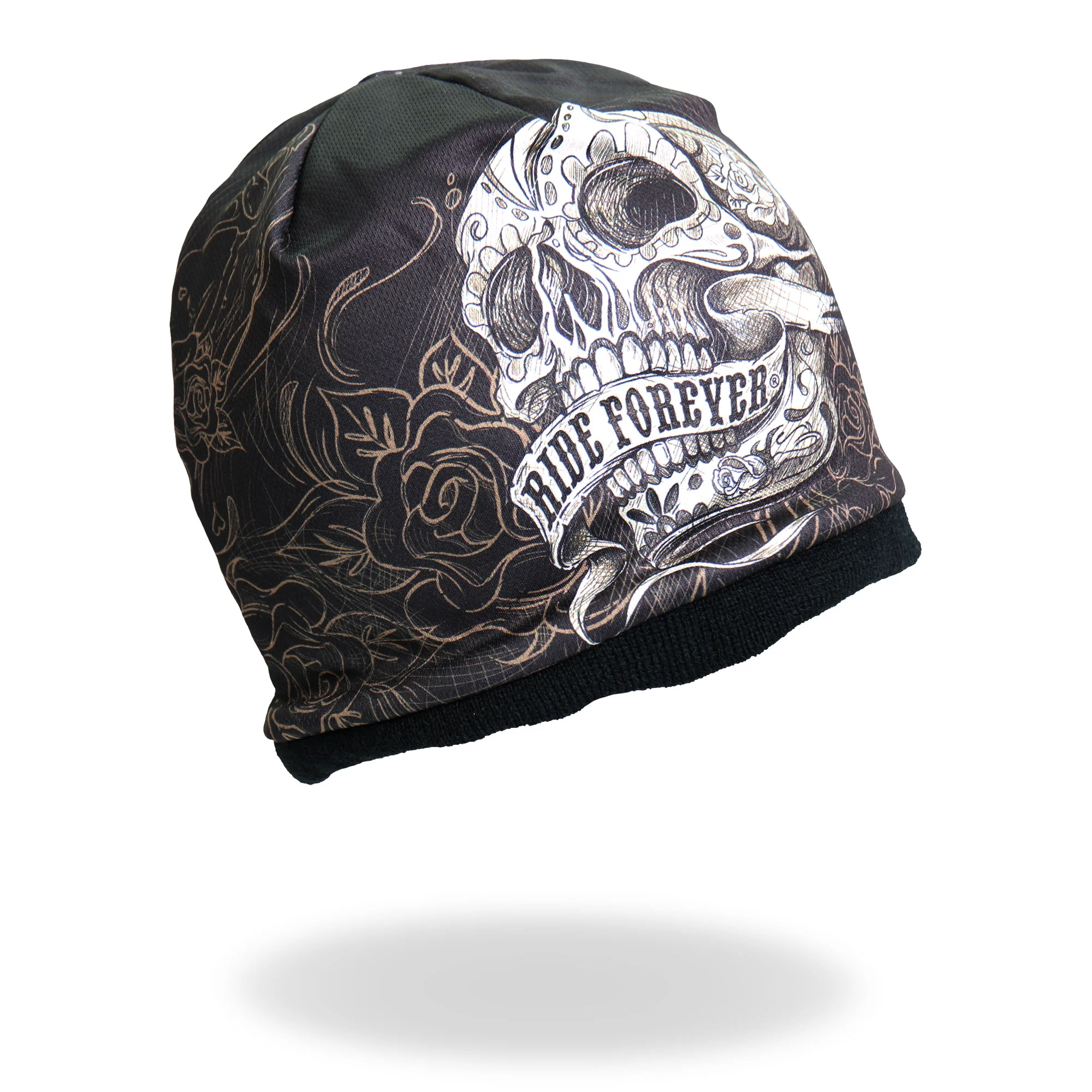 Hot Leathers KHC1005 Banner Skull Beanie - Image 4