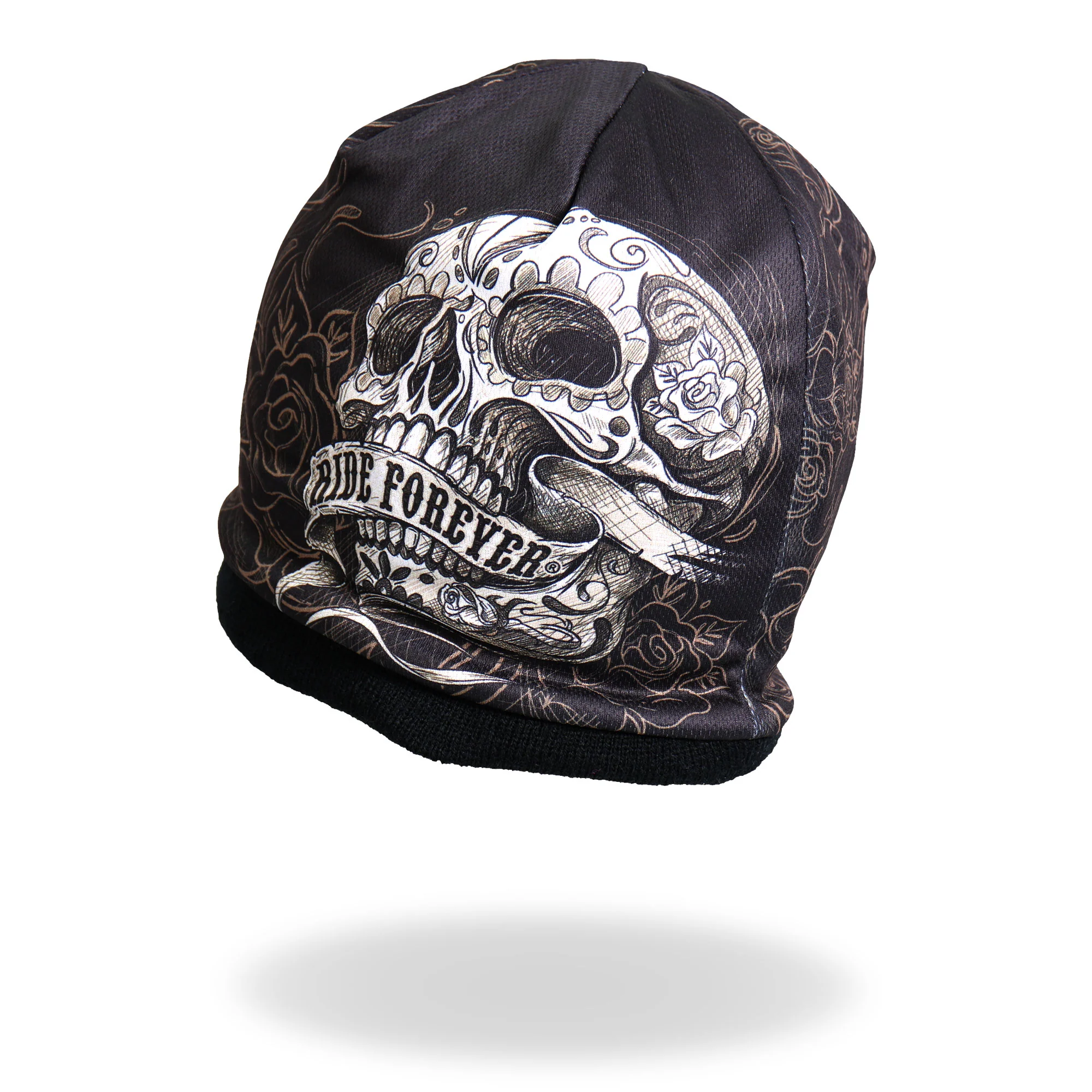 Hot Leathers KHC1005 Banner Skull Beanie - Image 5