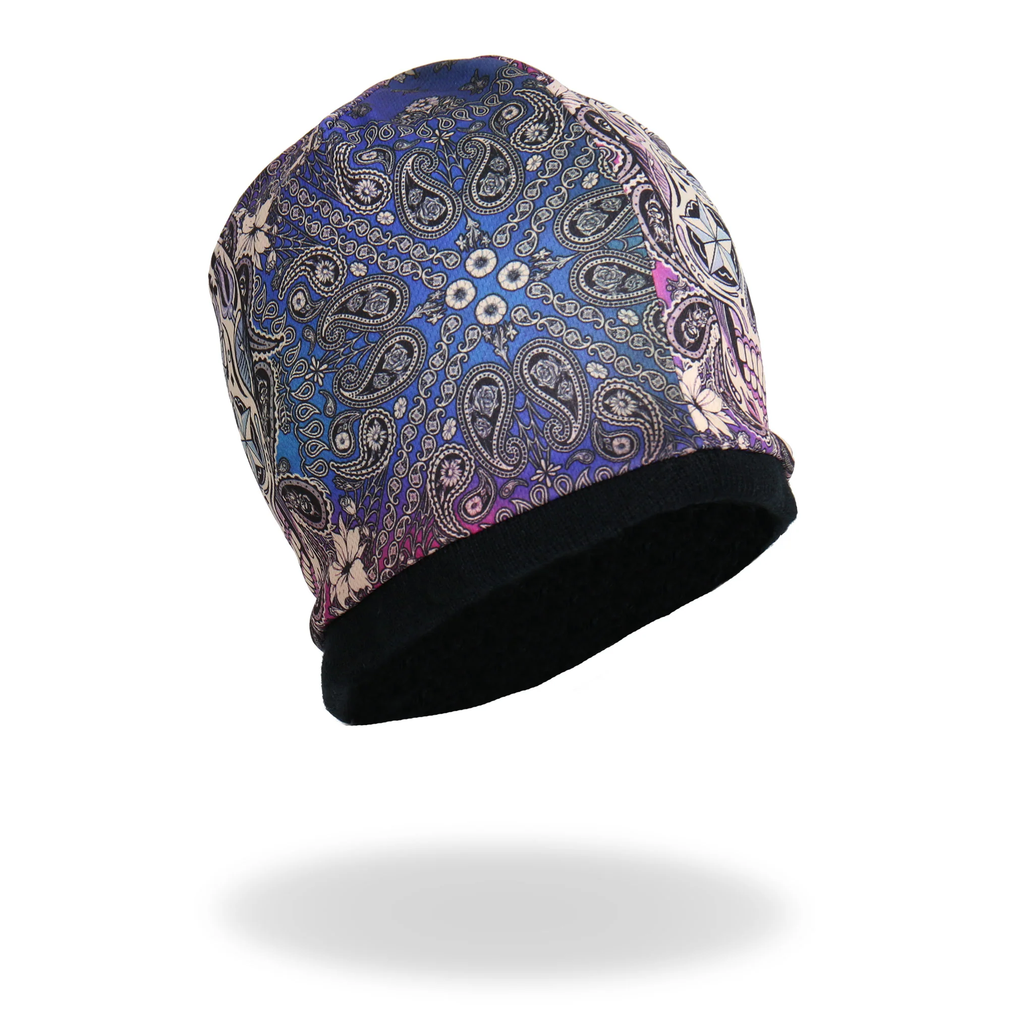 Hot Leathers KHC1007 Sugar Paisley Beanie - Image 3