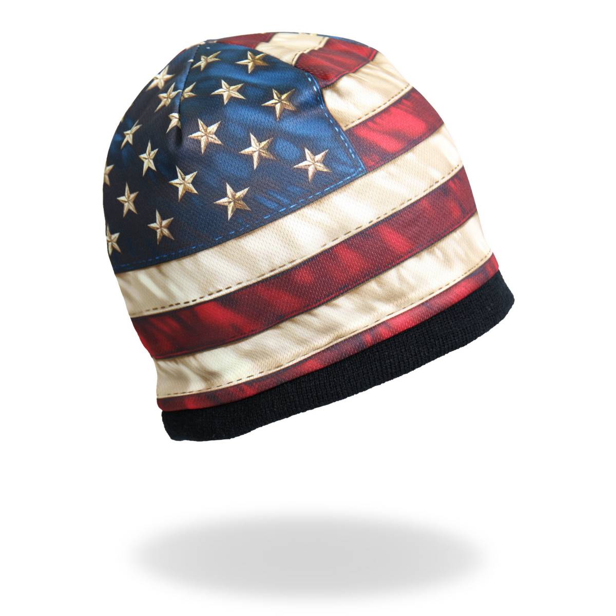 Hot Leathers KHC1009 American Flag Beanie - Image 3
