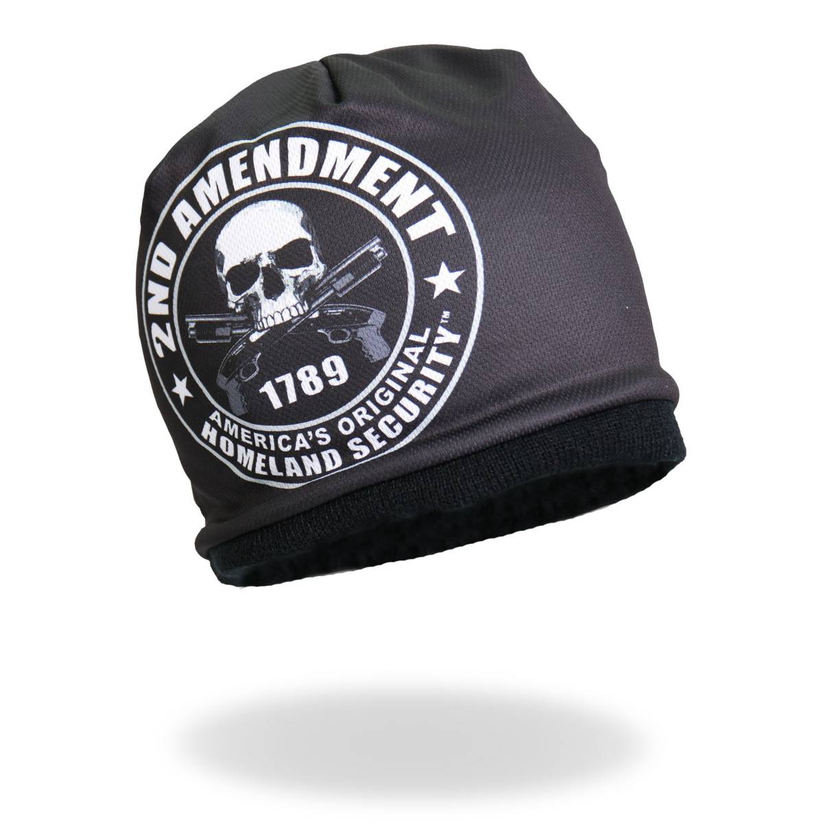 Hot Leathers KHC1014 2nd Amendment America's Original Homeland Security Beanie - Image 4