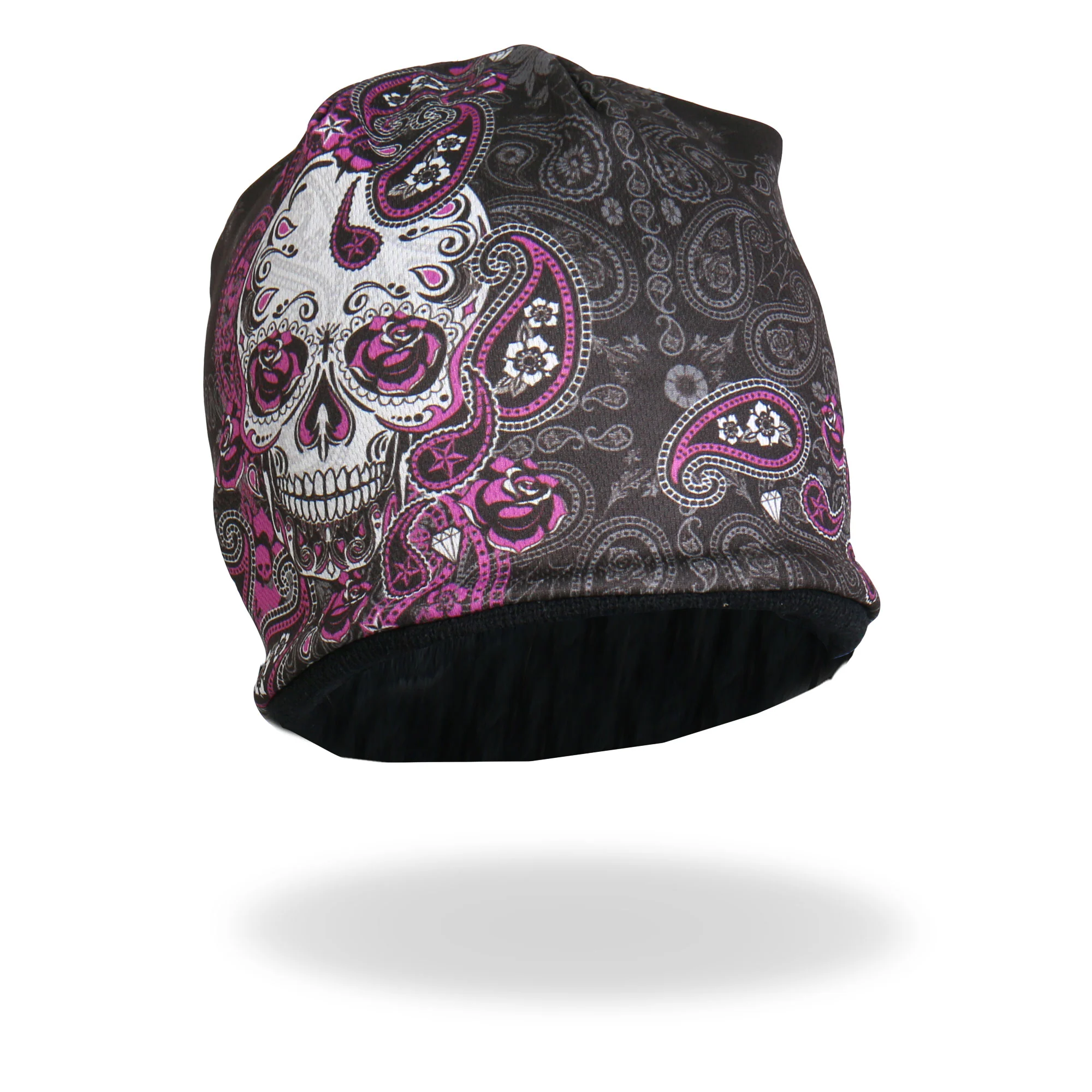 Hot Leathers KHC1030 Sublimated Sugar Paisley 2 Beanie - Image 4